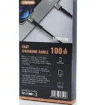 کابل تایپ‌سی به تایپ‌سی (Type-C to Type-C)-کابل داده و شارژ فوق‌سریع برند Saturn