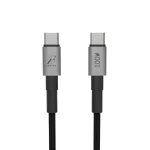 کابل شارژ 100 وات دو سر تایپ سی کی اف سنیور مدل KF Senior S-12 Type-C To Type-C 100W Cable